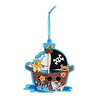Silly Pirate Ship Sign Craft Kit - Makes 12