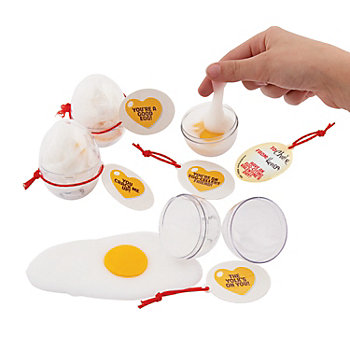 Slime Egg Valentine Exchanges with Card for 12
