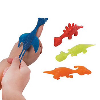 Stretchy Flying Dinosaur Flingers - 12 Pc.