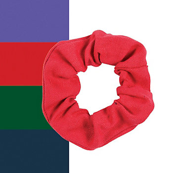Team Spirit Solid Color Scrunchies - 12 Pc.