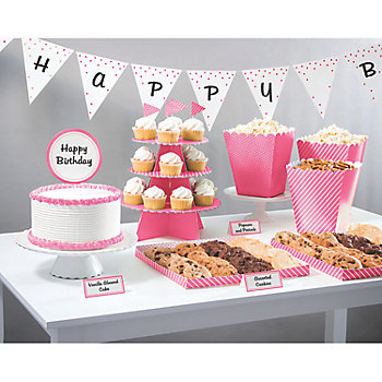 Treat Table Candy Pink Decorating Kit - 27 Pc.
