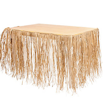 Adult's Natural Raffia Hula Skirt