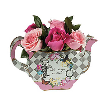 Truly Alice Teapot Vase Tabletop Decoration