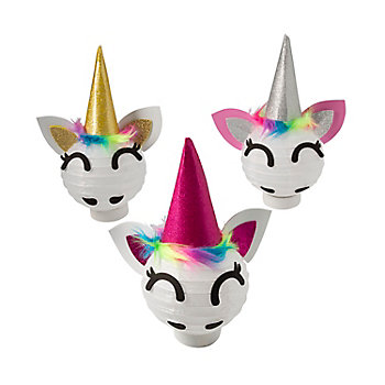 Unicorn Paper Lantern Craft Kit - Makes 12