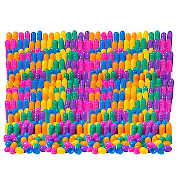 Vibrant 2" Mega Bulk Colorful Bright Easter Eggs - 1728 Pc.