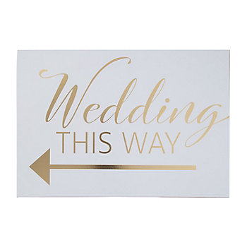 Wedding Directional Sign
