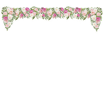 Wedding Floral Cutout Wall D&#233;cor