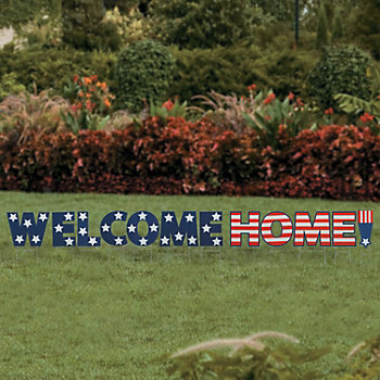 Welcome Home Yard Sign