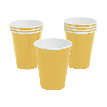 Yellow Paper Cups - 24 Ct.