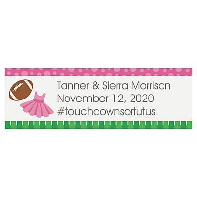 Touchdowns Or Tutus Gender Reveal Party Supplies Oriental Trading