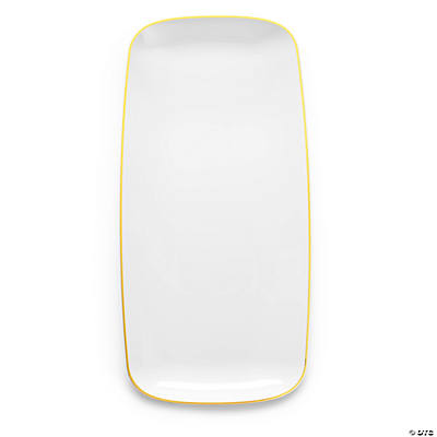 Plastic Plates - Clear Rectangle Cake Plates