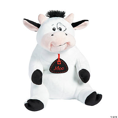 mooing cow plush toy