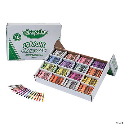 16-Color Crayola® Crayon Classpack® - 800 Pc.