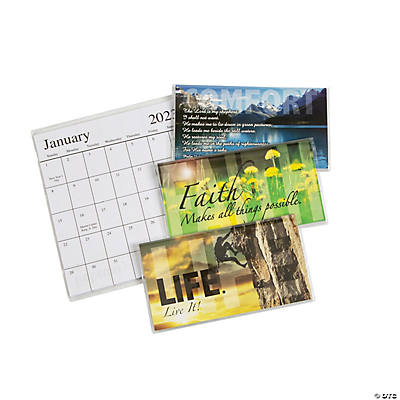 2020-2021 Rustic Faith 2 Year Planner Pocket Calendar FREE SHIPPING with 6 items 