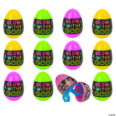 Mini Watercolor Paint Eggs - 24 Pack Easter Craft Kits With Brushes & Cards