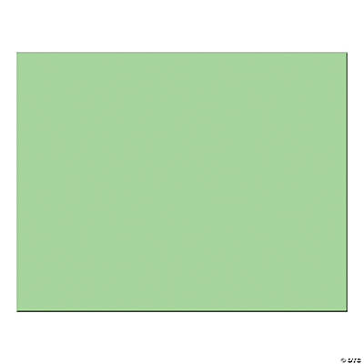 Posterboard Railroad Board, 4-Ply, 22 x 28, Light Green , Pack of 25