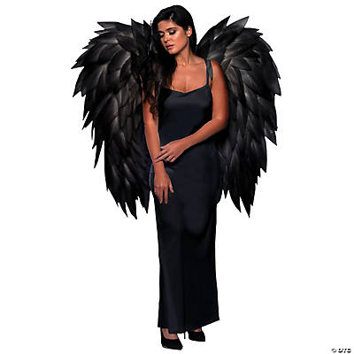 Black Angel Wings (Med.) 27 x 23