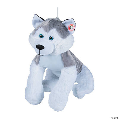 blue magic husky stuffed toy