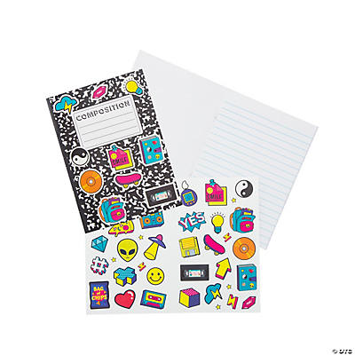 Black & White Draw & Write Journal - Party Favors - 24 Pieces