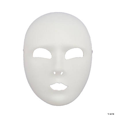 Adult's Chrome Blank No Face Mask