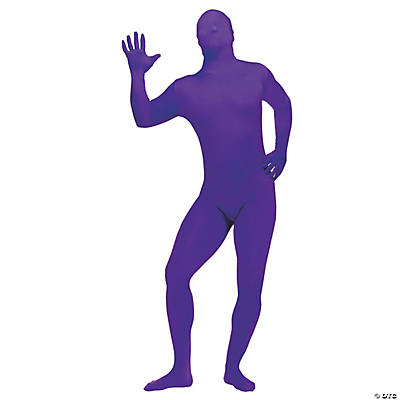 Super Skins® Black Skin Suit Adult Mens Plus Size Costume 