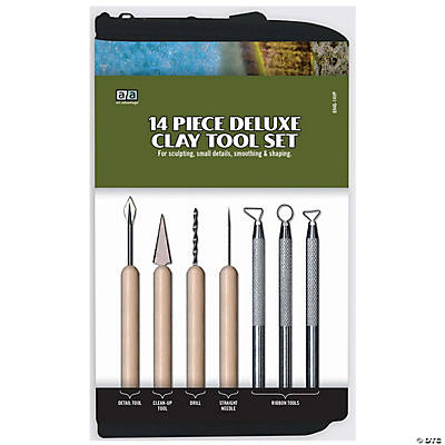 Art Advantage Clay Model Tools 8 6pc Wood