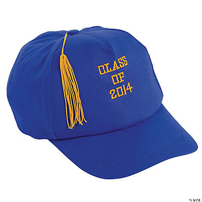 Blue Class of 2014 Graduation Baseball Cap - Oriental Trading ...