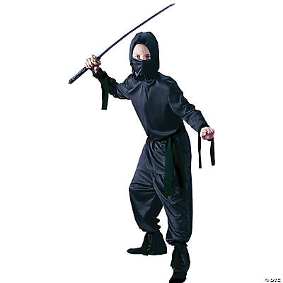 Boy's Deluxe White Ninja Costume