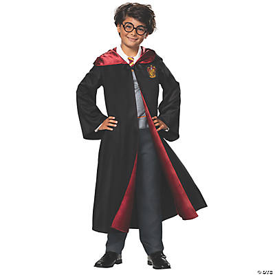 Kids Harry Potter Deluxe Gryffindor Quidditch Robe Costume