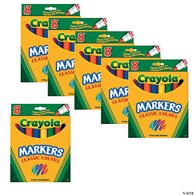 Crayola Take Note Dry Erase Markers, Various Colors, Office & School  Supplies, 12 Count
