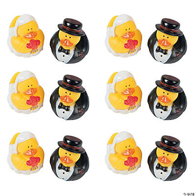 Fun Express Mini Neon Colored Rubber Duckies 24 Ducks Bulk Giveaway