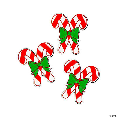 16 oz. Bulk 50 Ct. Christmas Candy Cane Disposable Plastic Cups