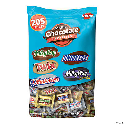 M&M's, Snickers, Skittles And More Chocolate Candy Bars Bulk Full Size  Fundraiser Candy, 30 ct.