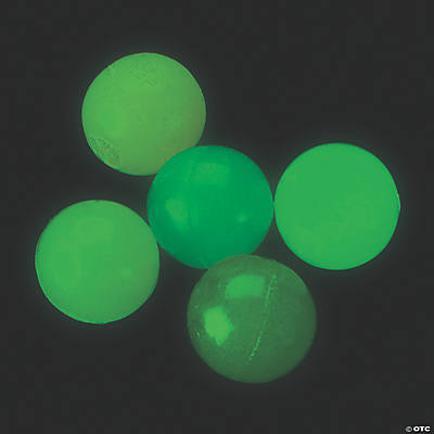 Glow-in-the-Dark Halloween Bouncy Balls