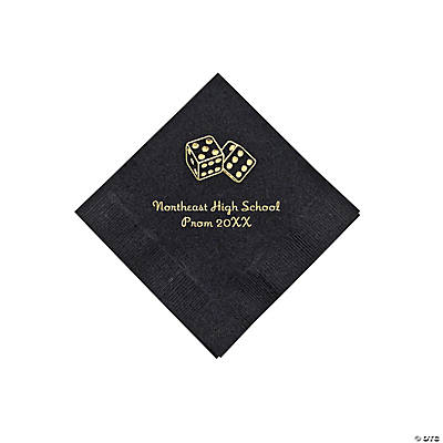 Black Beverage Napkins | 100ct