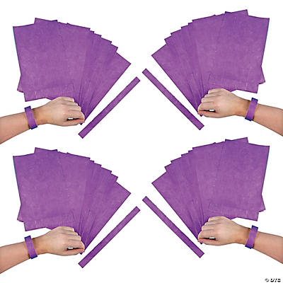 100 PC 10 Bulk Self-Adhesive Paper Wristbands 13762505