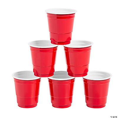 GoPong Giant 110 oz Red Party Cup 24 Pack with 4 XL Pong Balls - 24 Giant  Cups for Beer Pong, Flip Cup or Novelty Use