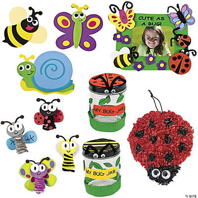 Create-your-own Love Bug Clothespin Valentine's Day Art Kit