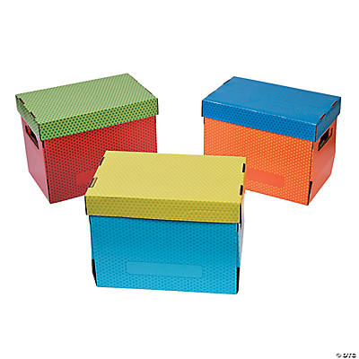 cardboard storage boxes with lids