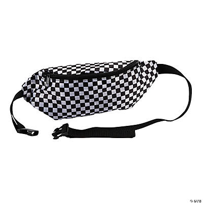 checkered fanny pack