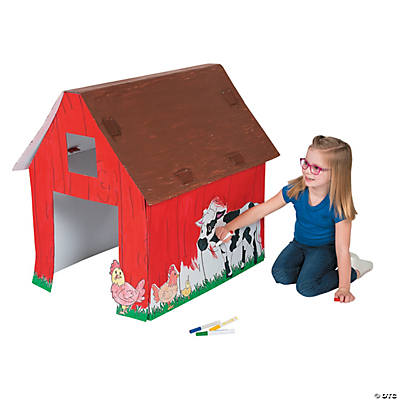 Color Your Own Barn Playhouse