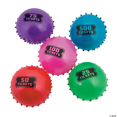 Mini Neon Spike Ball Yo-Yos (2 Dz) - Party Favors, Novelty Toys