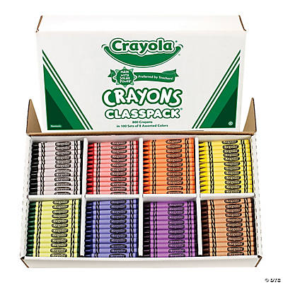 Ultra-Clean Washable Crayons - Regular Size, Pack of 48