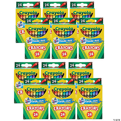 Large Crayons, Tuck Box, 8 Colors Per Box, 12 Boxes - Bed Bath & Beyond -  31225880