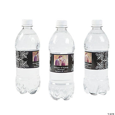 Custom Photo Wedding Water Bottle Labels | Oriental Trading