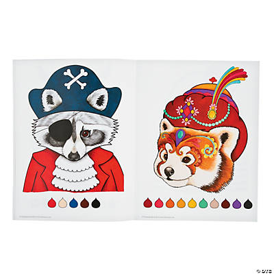 Download Dapper Animals Adult Coloring Book