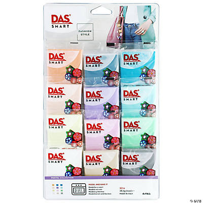 DAS Smart Polymer Clay Set Warm&Cool 12 8g