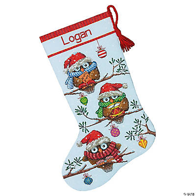 Dimensions Christmas Sled Stocking Counted Cross-Stitch Kit