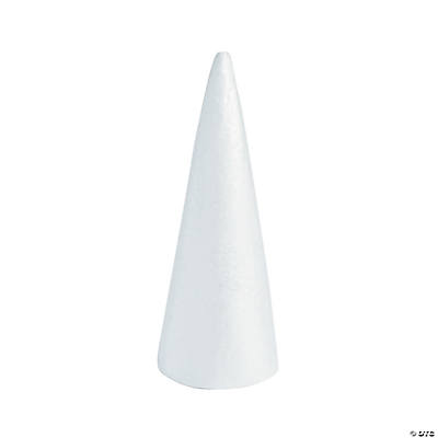 Fun Express Large Foam Cones - Set of 6 - 12 inches Tall