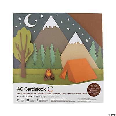 Paper Accents Cardstock Variety Pack 12x12 Rainbow 65lb Candy Duo 250pc